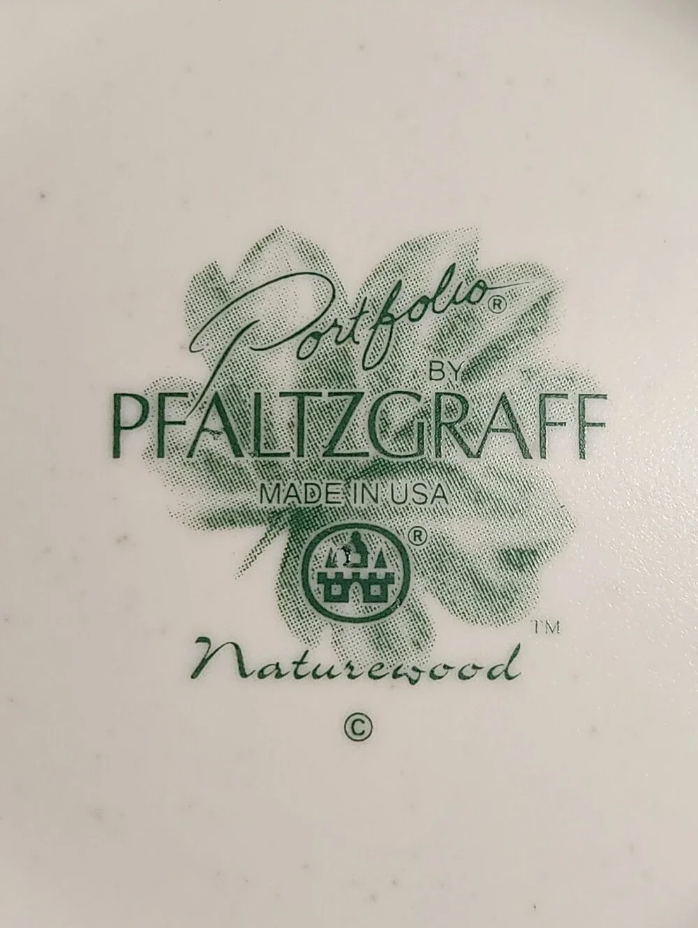 Pfaltzgraff Naturewood Centerpiece 12.5” Large Serving Pasta Bowl USA